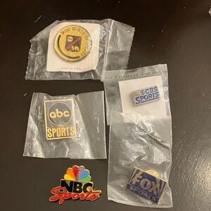 ABC sports, ABC Wide World of Sports, Fox Sports, CBS sports, NBC Sports Pins